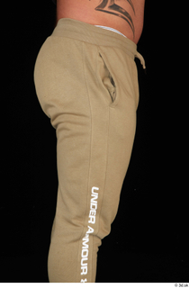 Grigory brown sweatpants dressed sports thigh 0007.jpg